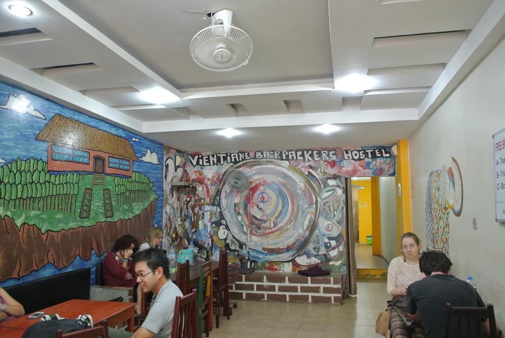 Vientiane Backpackers Hostel Kültér fotó